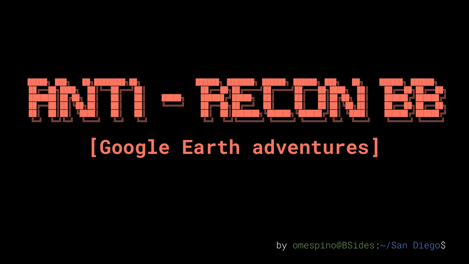 Anti-Recon
